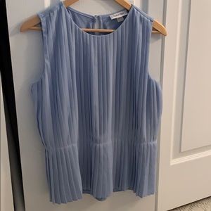 Calvin Klein pleated shell